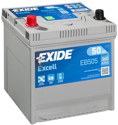 EB505 Baterie EXIDE Asia Excell 12v 50ah 360A EXIDE 